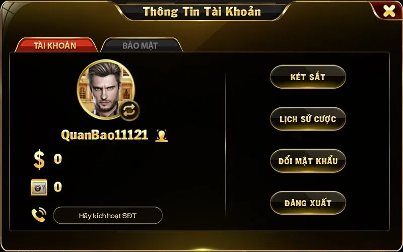 Thay đổi thông tin cá nhân