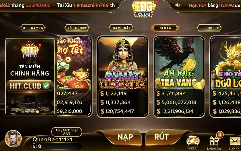 Hướng dẫn cách tham gia Nổ Hũ tại Hitclub